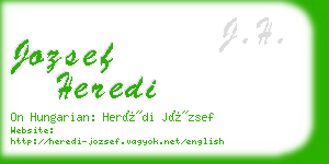 jozsef heredi business card